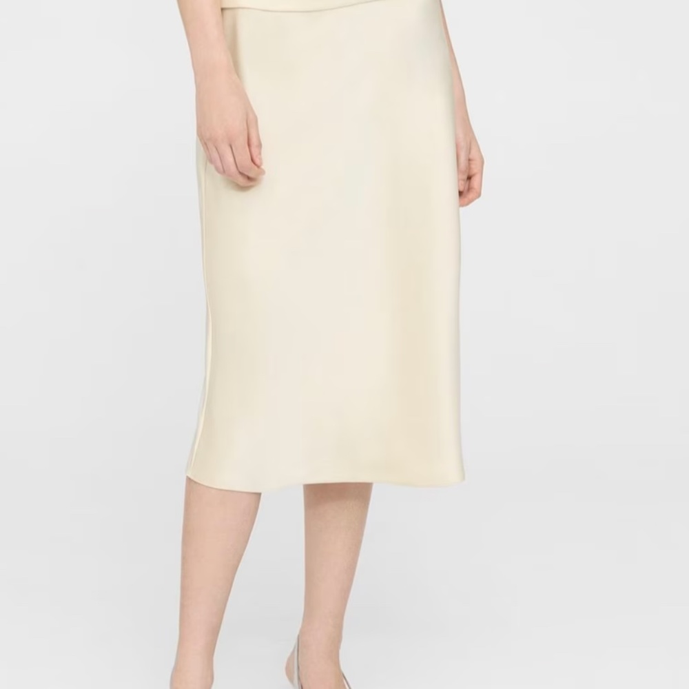 Theory Slip Skirt in Satin